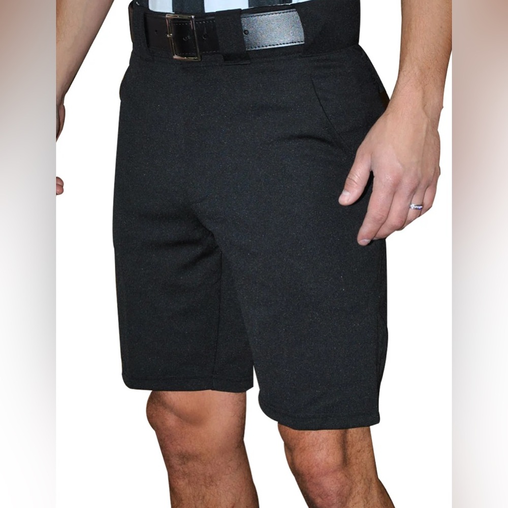 Smitty Official’s Apparel Solid Black Referee Shorts | FBS170 New Size 28 ref